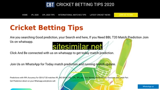 cricketbettingtips.com alternative sites