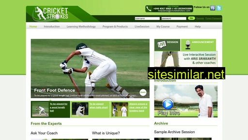 cricketstrokes.com alternative sites