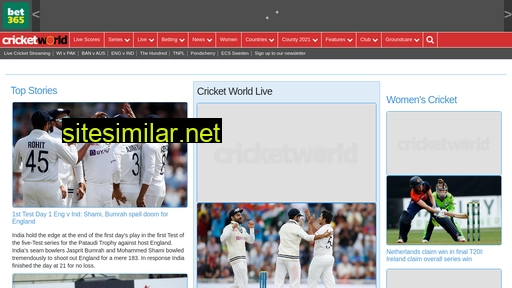 cricketworld.com alternative sites