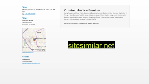 Criminaljusticeseminar similar sites