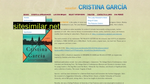 Cristinagarcianovelist similar sites