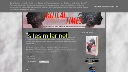 criticaltimesnovel.blogspot.com alternative sites