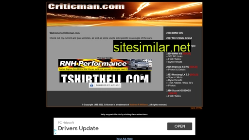criticman.com alternative sites
