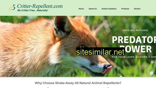 Critter-repellent similar sites