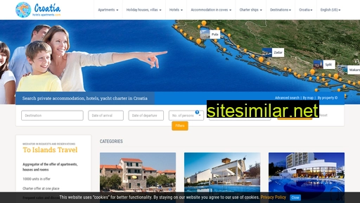 Croatia-hotels-apartments similar sites