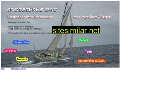 croisieres-zao.com alternative sites