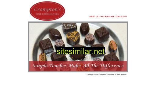 cromptonchocolates.com alternative sites