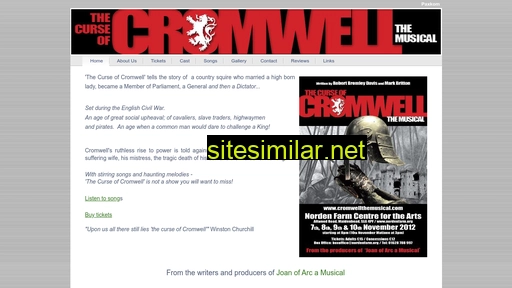 cromwellthemusical.com alternative sites