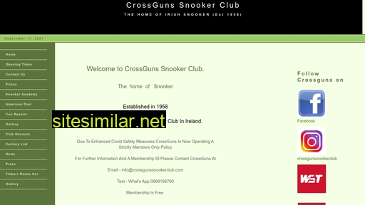 crossgunssnookerclub.com alternative sites
