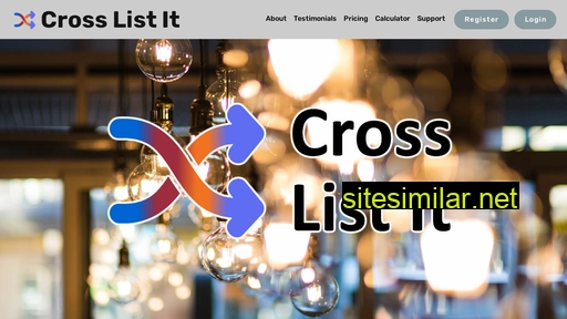 Crosslistit similar sites