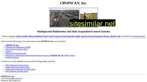 cropscan.com alternative sites