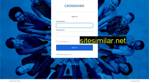 crossmark.okta.com alternative sites