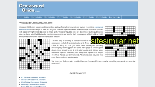 crosswordgrids.com alternative sites