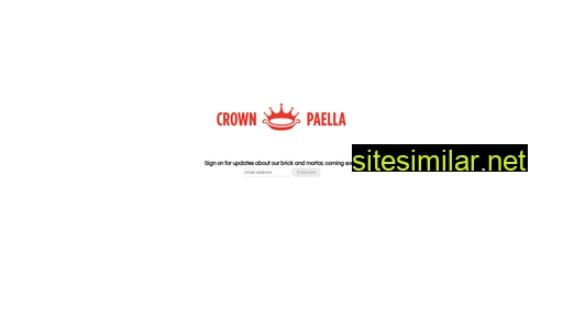crownpaella.com alternative sites