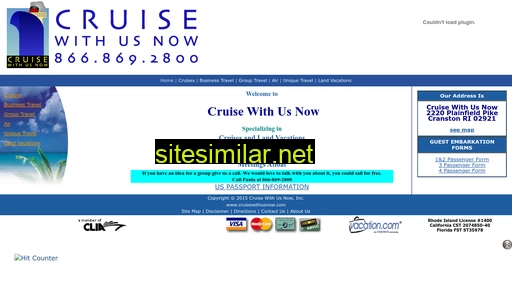 Cruisewithusnow similar sites