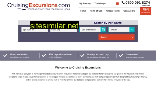 cruisingexcursions.com alternative sites