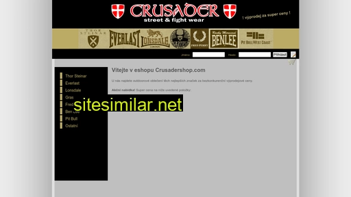 crusadershop.com alternative sites