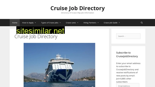 cruisejobdirectory.com alternative sites