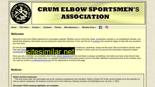 crumelbowsportsmen.com alternative sites