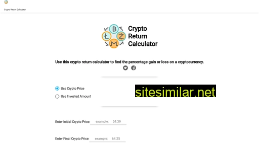 cryptoreturncalculator.com alternative sites