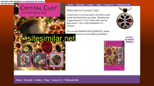 crystalclayonline.com alternative sites