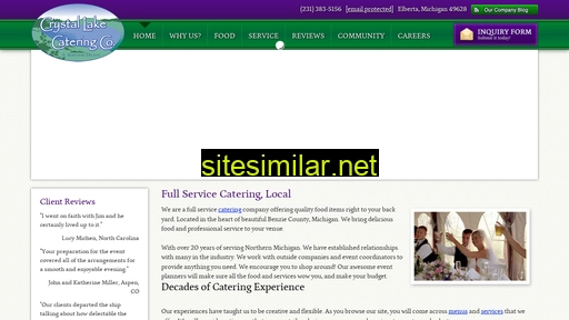 crystallakecatering.com alternative sites