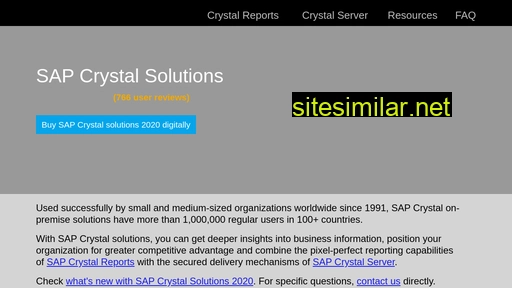 Crystalreports similar sites