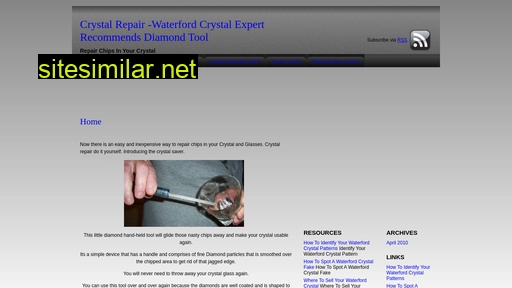Crystalrepair-doityourself similar sites