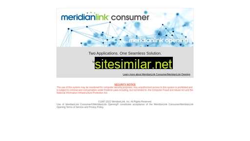 cs.consumer.meridianlink.com alternative sites