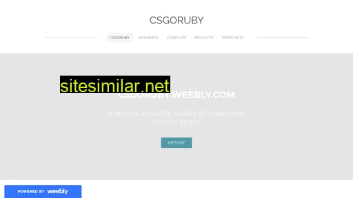 csgoruby.weebly.com alternative sites