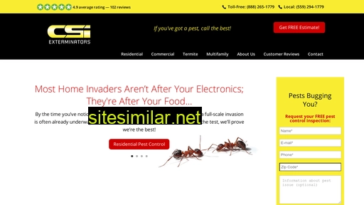 csiexterminators.com alternative sites