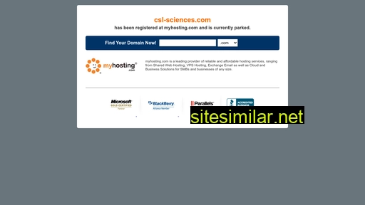 csl-sciences.com alternative sites