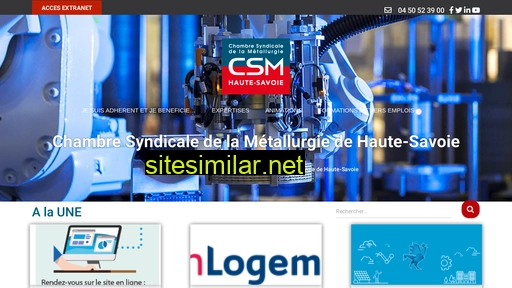csm-haute-savoie.com alternative sites