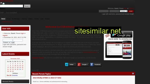 csramotorsports.com alternative sites
