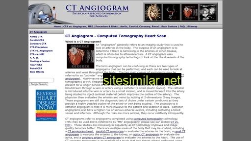 Ct-angiogram similar sites