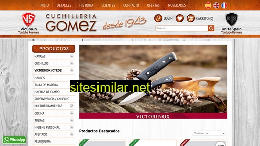 cuchilleriagomez.com alternative sites