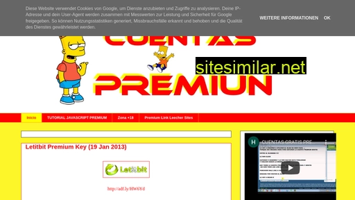 Cuentasgratis-premium similar sites