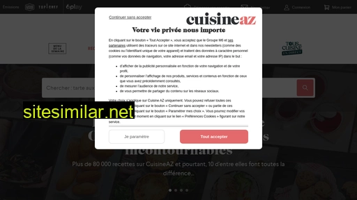 cuisineaz.com alternative sites