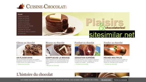 cuisine-chocolat.com alternative sites