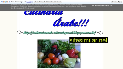 culinariaarabe-eduardogazal.blogspot.com alternative sites