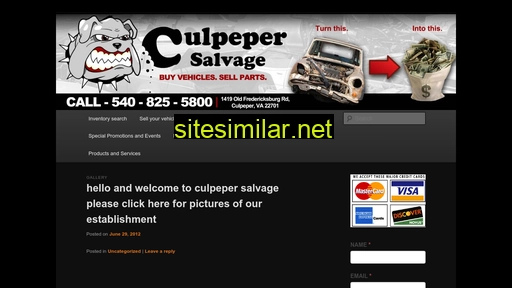 culpepersalvage.com alternative sites