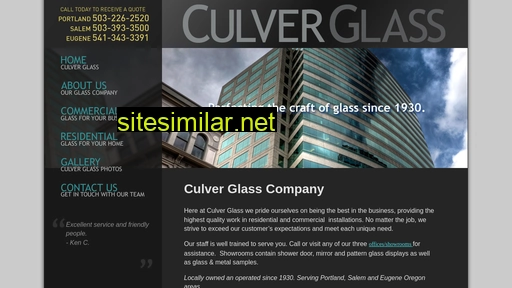 culver-glass.com alternative sites