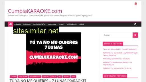 cumbiakaraoke.com alternative sites