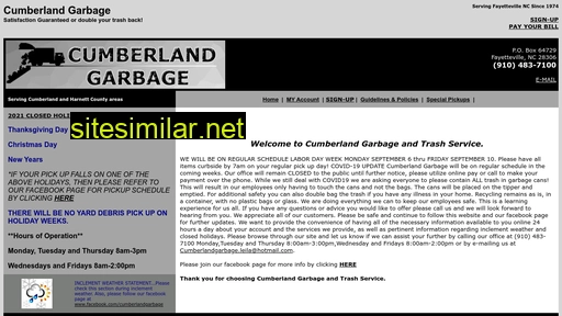 cumberlandgarbage.com alternative sites