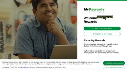 cummins.rewardgateway.com alternative sites