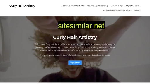 Curlyhairartistry similar sites