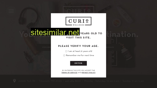 curiodispensary.com alternative sites