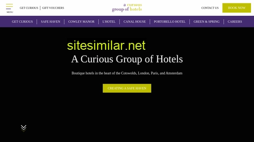 Curioushotels similar sites