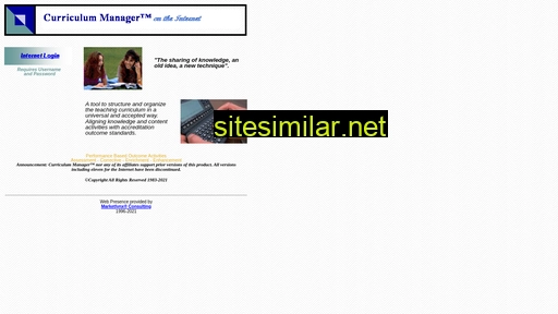 Curriculum-mgr similar sites
