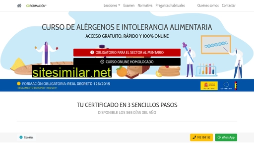 curso-alergenos.com alternative sites